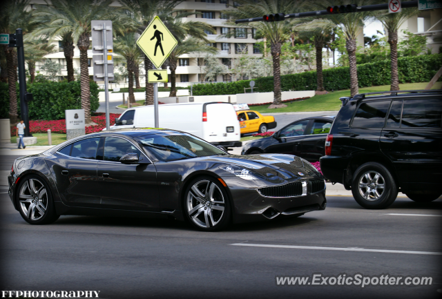 Fisker Karma spotted in Miami, Florida
