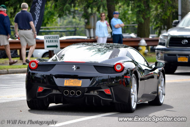 Ferrari 458 Italia spotted in Greenwich, Connecticut