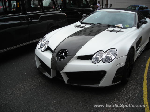Mercedes SLR spotted in London, United Kingdom