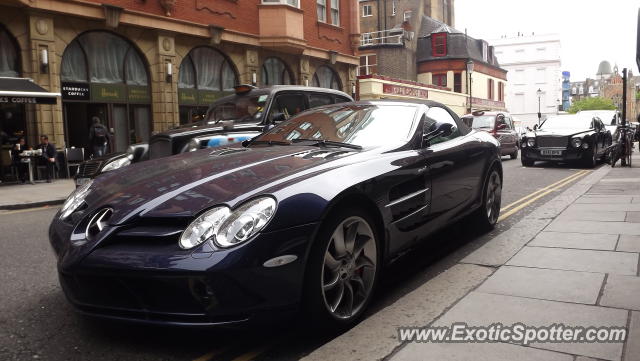 Mercedes SLR spotted in London, United Kingdom