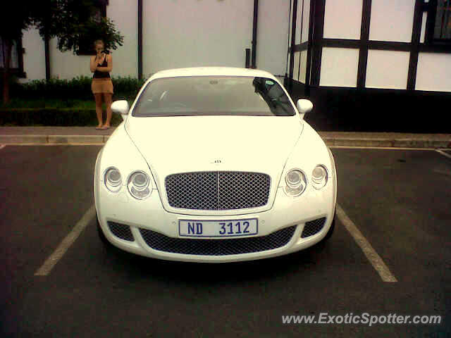 Bentley Continental spotted in Pietermaritzburg, South Africa