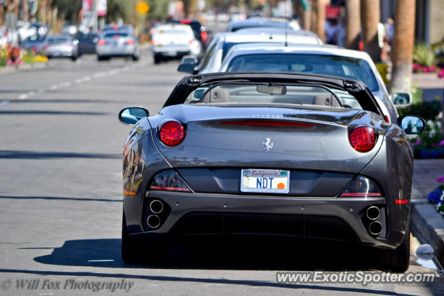 Ferrari California spotted in Palm Springs, California