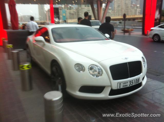 Bentley Continental spotted in Dubai, United Arab Emirates