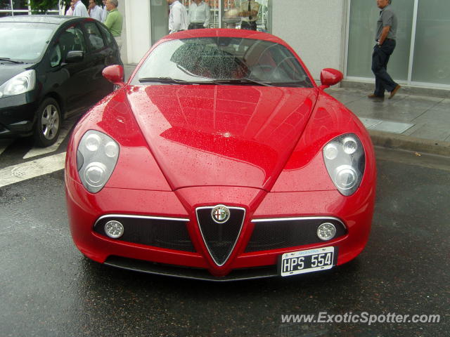 Alfa Romeo 8C spotted in Buenos Aires, Argentina