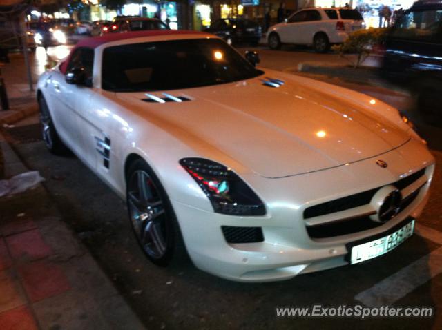 Mercedes SLS AMG spotted in Beirut, Lebanon