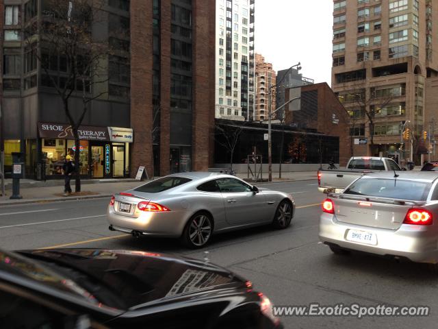 Jaguar XKR spotted in Toronto, Canada