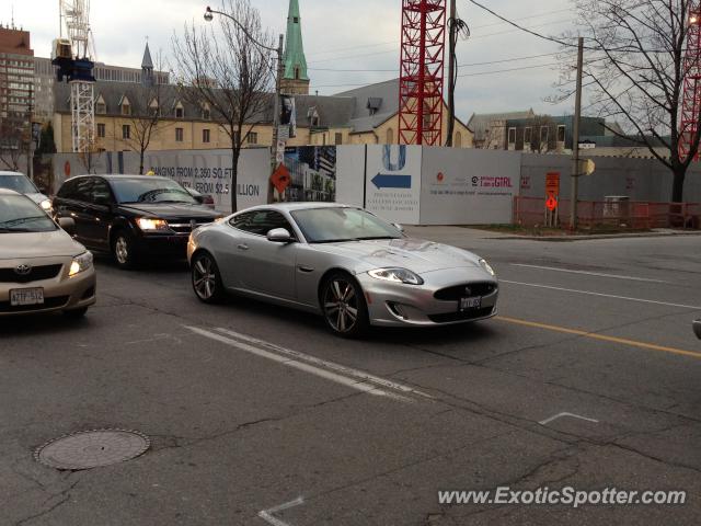 Jaguar XKR spotted in Toronto, Canada