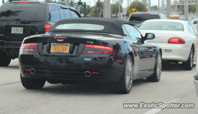 Aston Martin DB9 spotted in West Palm Beach, Florida