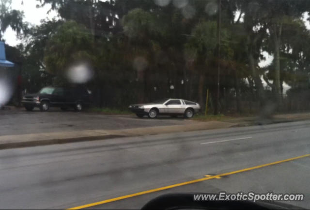 DeLorean DMC-12 spotted in Beaufort, South Carolina