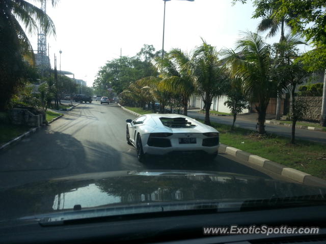 Lamborghini Aventador spotted in Jakarta, Indonesia