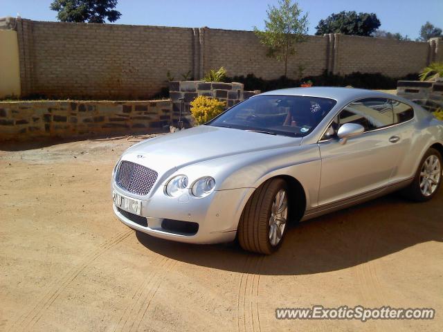 Bentley Continental spotted in Borrowdale Brook, Zimbabwe