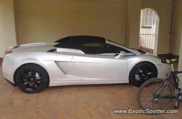 Lamborghini Gallardo spotted in Avondale, Zimbabwe