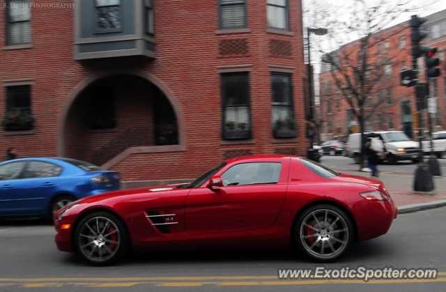 Mercedes SLS AMG spotted in Boston, Massachusetts