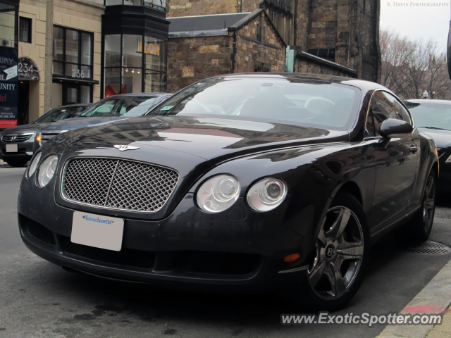 Bentley Continental spotted in Boston, Massachusetts