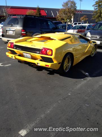 Lamborghini Diablo spotted in Redwood City, California