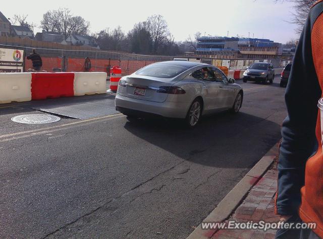 Tesla Model S spotted in Bethesda, Maryland
