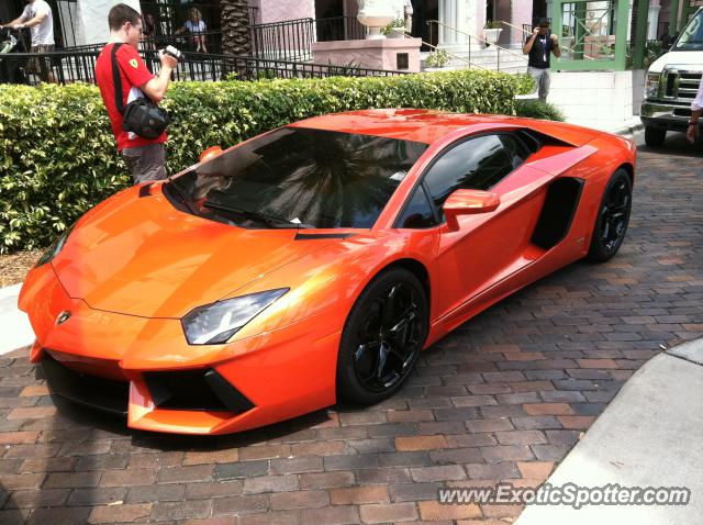 Lamborghini Aventador spotted in St Petersburg, Florida