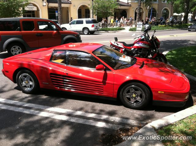 Ferrari Testarossa spotted in St Petersburg, Florida