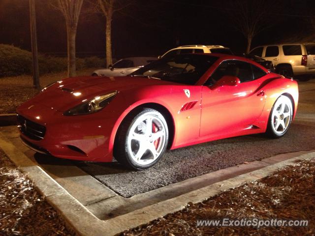 Ferrari California spotted in Alpharetta, Georgia