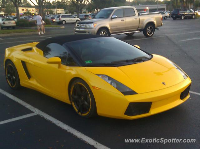 Lamborghini Gallardo spotted in Jacksonville, Florida