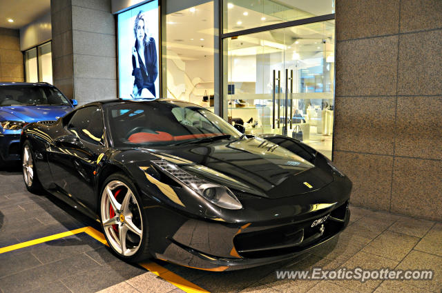 Ferrari 458 Italia spotted in Bukit Bintang KL, Malaysia