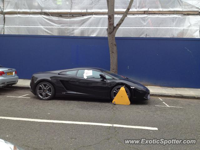 Lamborghini Gallardo spotted in London, United Kingdom