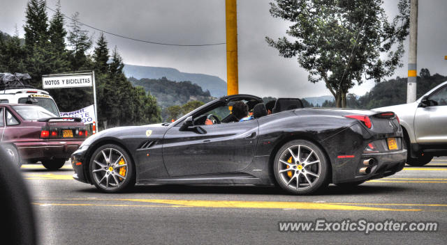 Ferrari California spotted in Bogota, Colombia