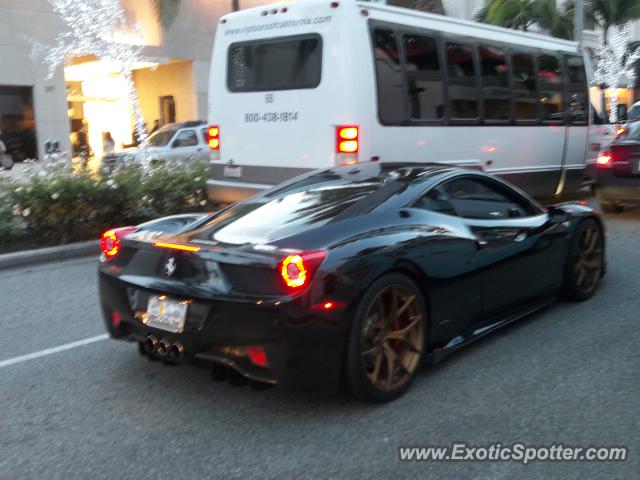Ferrari 458 Italia spotted in Beverly Hills, California