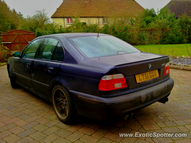 BMW M5 spotted in Debden, United Kingdom