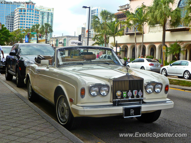 Rolls Royce Corniche spotted in Fort Lauderdale, Florida