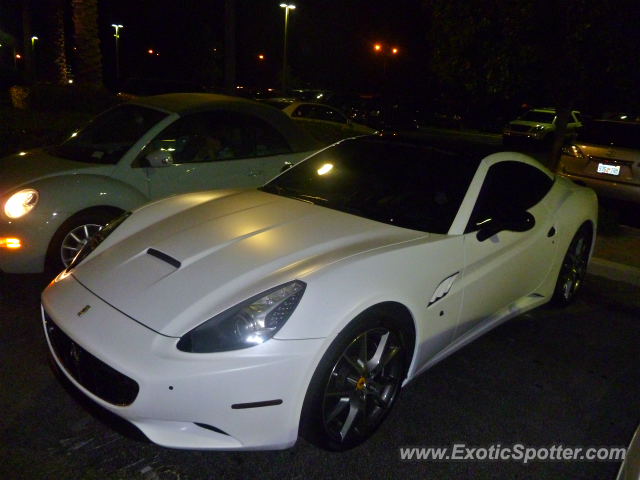 Ferrari California spotted in Boca Raton, Florida