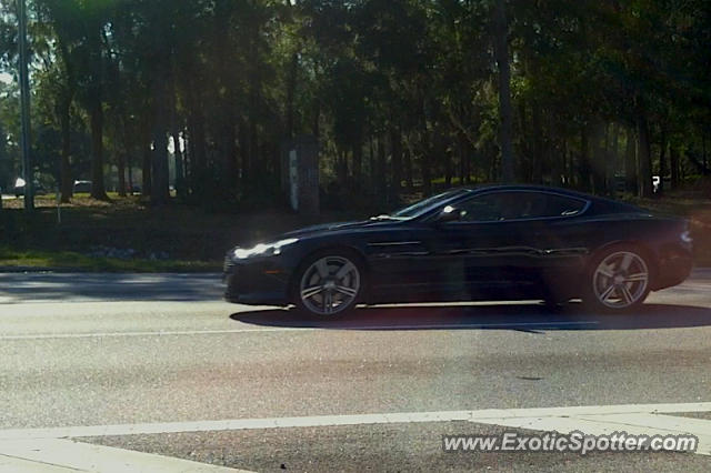 Aston Martin Virage spotted in Bluffton, South Carolina