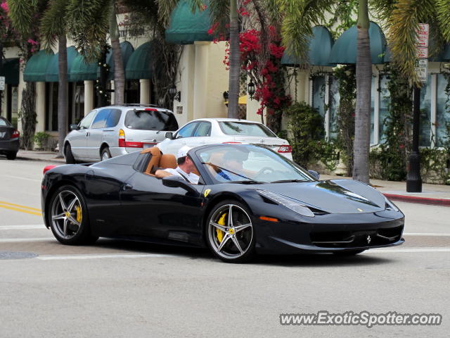 Ferrari 458 Italia spotted in Palm Beach, Florida