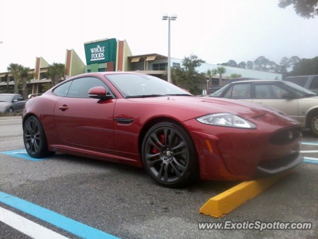 Jaguar XKR-S spotted in Jacksonville, Florida