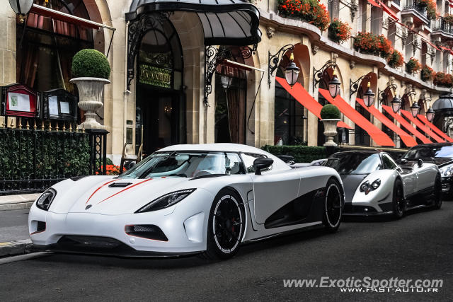 Koenigsegg Agera R spotted in Paris, France