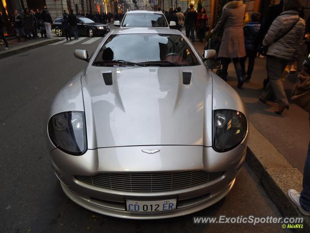 Aston Martin Vanquish spotted in Milan, Italy