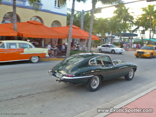 Jaguar E-Type spotted in Miami Beach, Florida