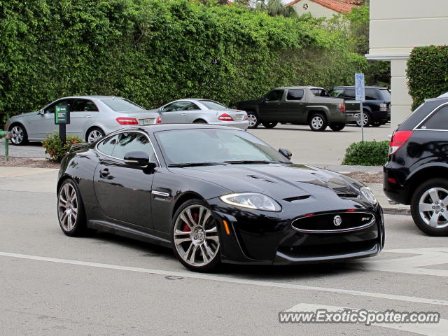 Jaguar XKR-S spotted in Palm Beach, Florida