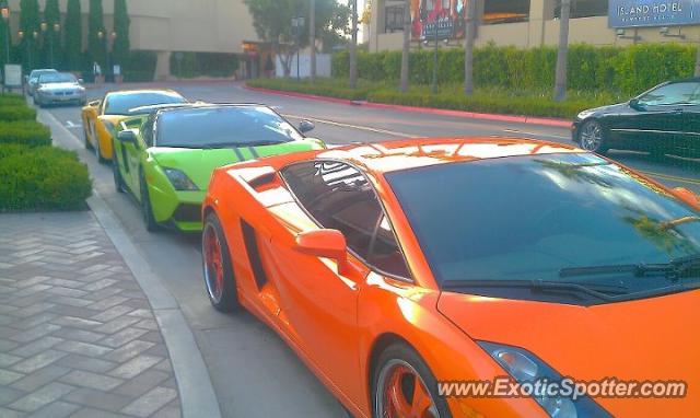 Lamborghini Gallardo spotted in Newport Beach, California