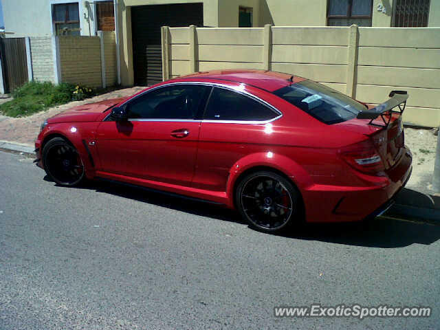Mercedes C63 AMG spotted in Cape Town, South Africa