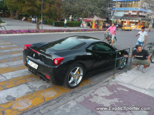 Ferrari 458 Italia spotted in Trikala, Greece