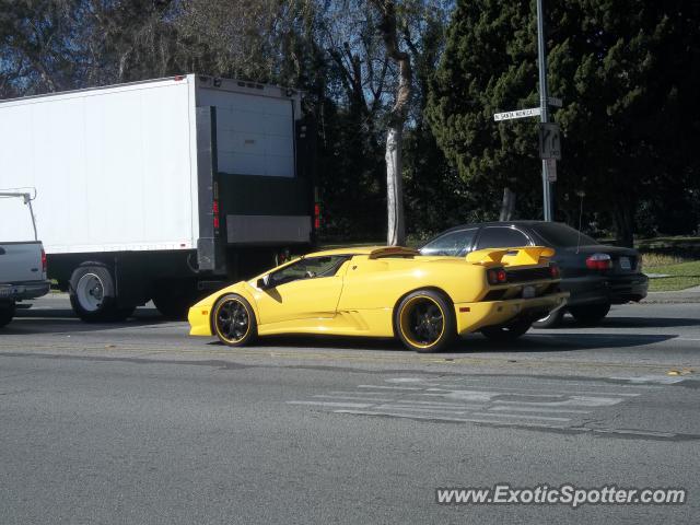 Lamborghini Diablo spotted in Beverly Hills, California