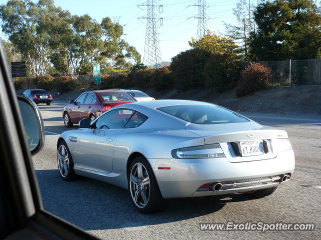 Aston Martin DB9 spotted in Burlingame, California