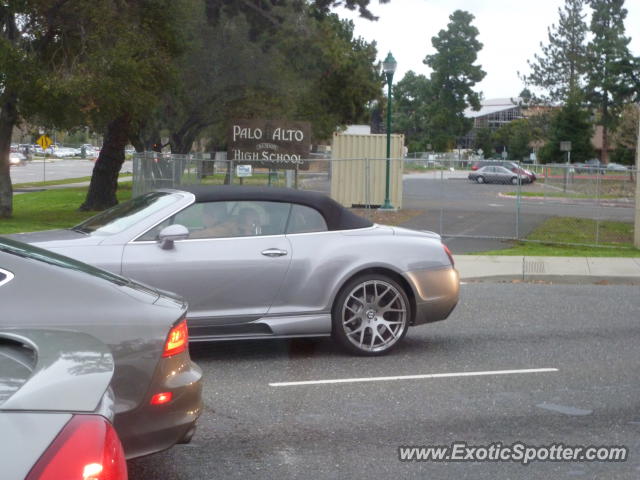 Bentley Continental spotted in Palo Alto, California
