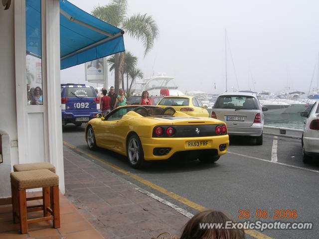 Ferrari 360 Modena spotted in Peurto banus, Spain