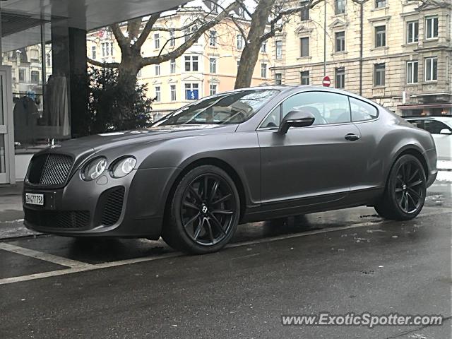 Bentley Continental spotted in Zürich, Switzerland
