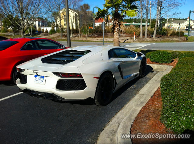 Lamborghini Aventador spotted in Savannah, Georgia