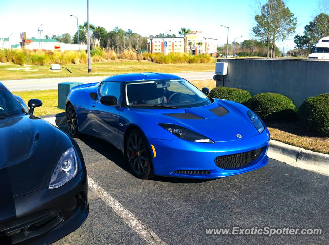 Lotus Evora spotted in Savannah, Georgia