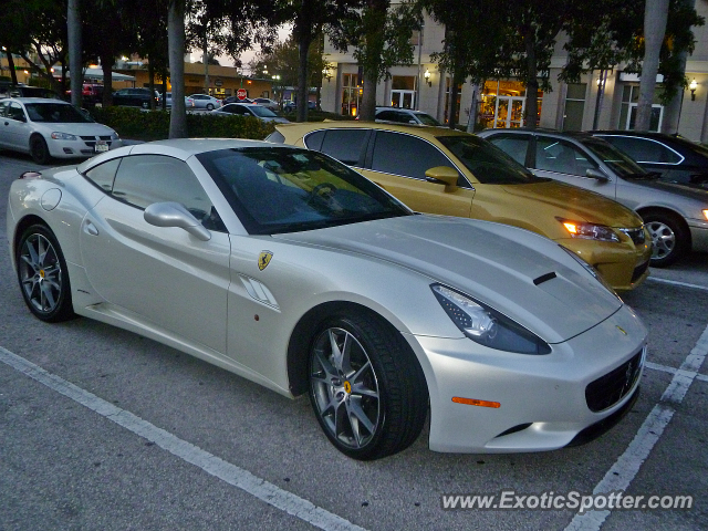 Ferrari California spotted in Boca Raton, Florida