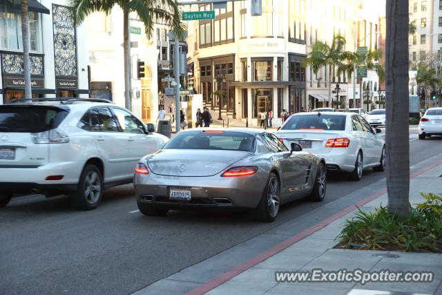 Mercedes SLS AMG spotted in Beverly Hills, California